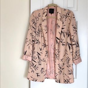Blush Printed Dynamite Blazer